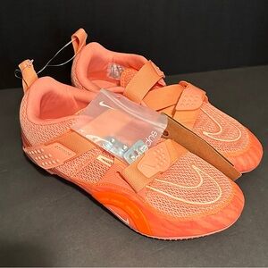 Nike SuperRep Cycle 2 Next Nature Women's 9 Orange Cycling Shoes